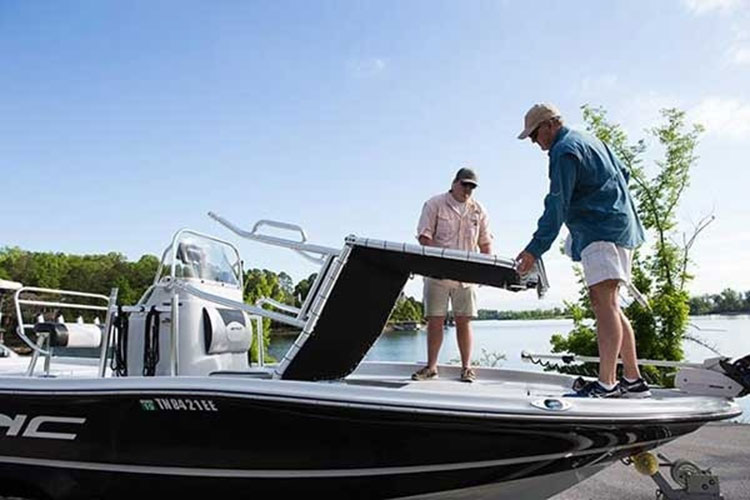 Fishmaster Folding T-Tops Are HOA Friendly